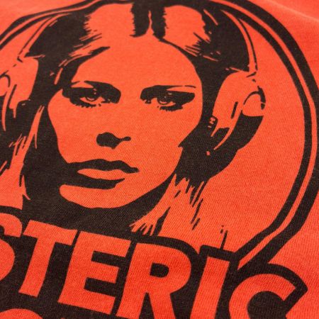  Hysteric Glamour ヒステリックグラマー Tシャツ SIZE M 古着 02241CT10 オレンジ