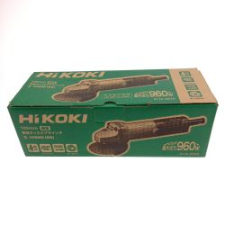□□ HiKOKI ハイコーキ 100mm 電気ディスクグラインダ　 G10SH5(SS) Sランク