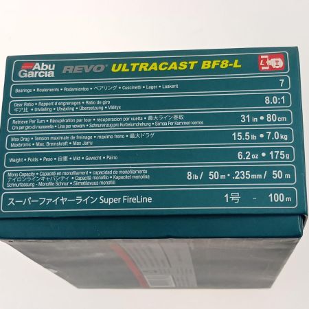  Abu Garcia アブガルシア ベイトリール　レボ　ウルトラキャストBF8-L