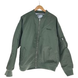 □□ RVCA ジャケット MA-1 SIZE L 古着 BC042777 オリーブ Cランク