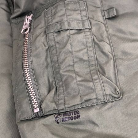  RVCA ジャケット MA-1 SIZE L 古着 BC042777 オリーブ