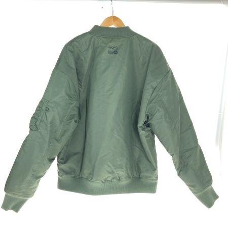  RVCA ジャケット MA-1 SIZE L 古着 BC042777 オリーブ