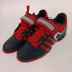 □□ adidas アディダス ADIPOWER WEIGHTLIFT　28.5cm M21865 ブラック×レッド Bランク