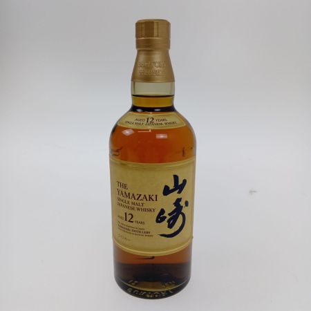 【北海道内限定発送】 YAMAZAKI 山崎/サントリー シングルモルトウイスキー山崎　12年 未開栓