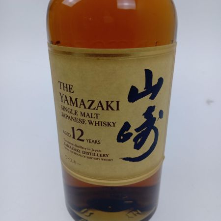 【北海道内限定発送】 YAMAZAKI 山崎/サントリー シングルモルトウイスキー山崎　12年 未開栓