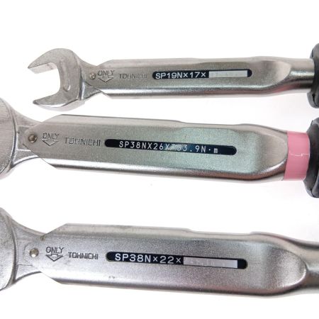  TOHNICHI トルクレンチセット SP19N×17　SP38NX26　SP38N×22