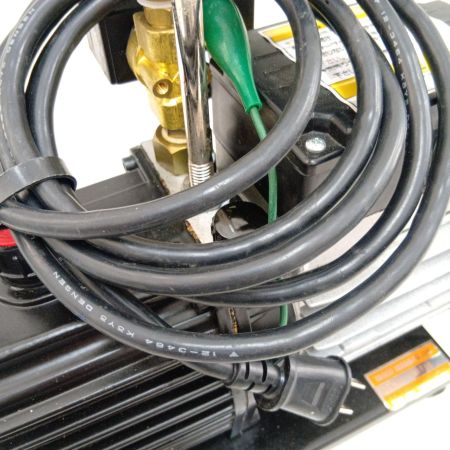  イチネンTASCO オイル逆流防止弁付高性能ツーステージ真空ポンプ TA150F