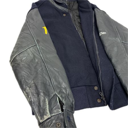 80s CANADA SPORTWEAR ジャケット スタジャン SIZE M 古着  ブラック