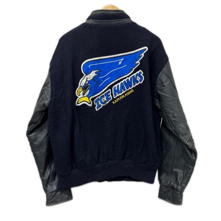 80s CANADA SPORTWEAR ジャケット スタジャン SIZE M 古着  ブラック