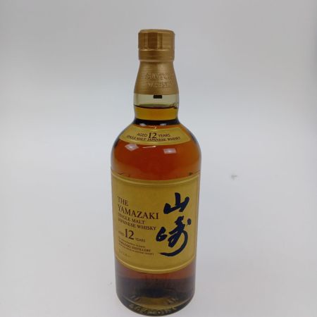 【北海道内限定発送】 YAMAZAKI 山崎/サントリー シングルモルトウイスキー山崎　12年 未開栓