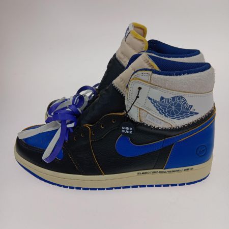  NIKE ナイキ スニーカー　フラグメント × ユニオン ジョーダン 1 ハイ OG スポーツロイヤル IO7847-001 ブルー