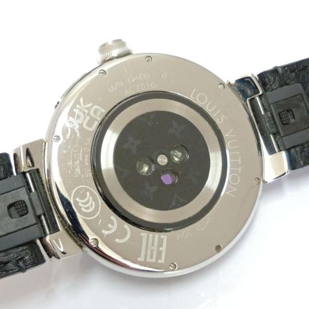  LOUIS VUITTON ルイヴィトン 腕時計　タンブール ホライゾン クォーツ QAD0 ブラック