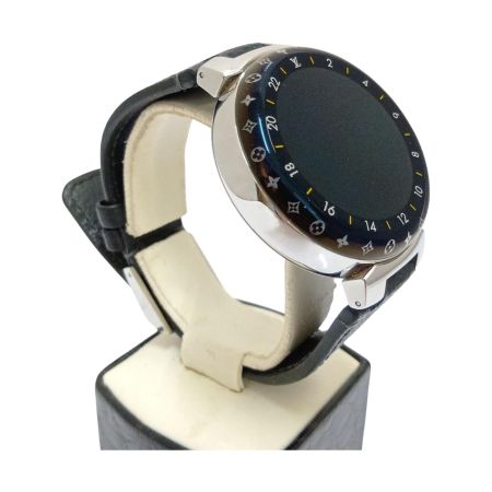  LOUIS VUITTON ルイヴィトン 腕時計　タンブール ホライゾン クォーツ QAD0 ブラック