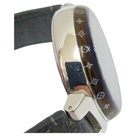  LOUIS VUITTON ルイヴィトン 腕時計　タンブール ホライゾン クォーツ QAD0 ブラック