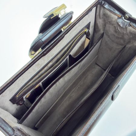  COCOMEISTER ココマイスター ダレスバッグ ブリーフケース レザー ブラウン