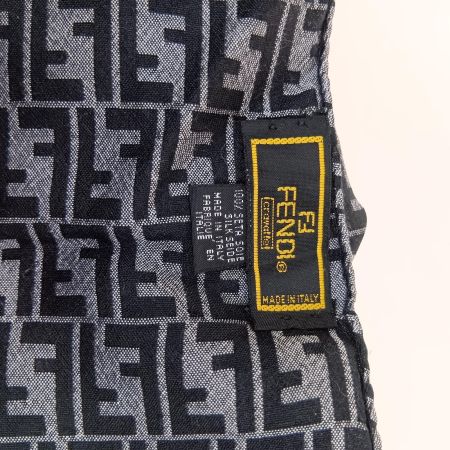  FENDI フェンディ スカーフ ブラック