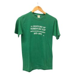 □□ 70~80s Velva Sheen Tシャツ SIZE M 古着 イエロータグ グリーン Cランク