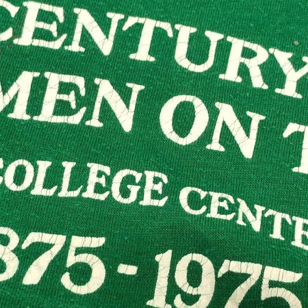  70~80s Velva Sheen Tシャツ SIZE M 古着 イエロータグ グリーン
