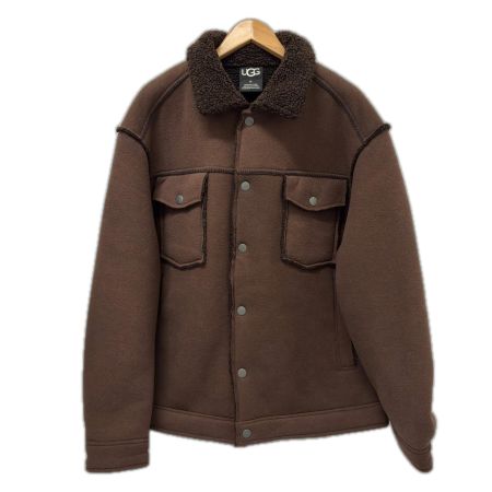  UGG アグ ジャケット ジャンソン UGGフラッフ ジャケット II ムートン ブルゾン SIZE XL 1171455 ブラウン