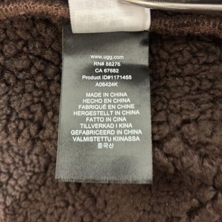  UGG アグ ジャケット ジャンソン UGGフラッフ ジャケット II ムートン ブルゾン SIZE XL 1171455 ブラウン