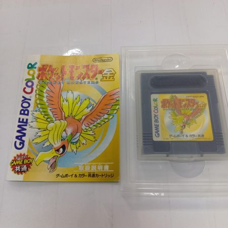  Nintendo ニンテンドウ ゲームソフト　ゲームボーイカラーポケットモンスター金