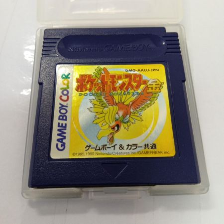  Nintendo ニンテンドウ ゲームソフト　ゲームボーイカラーポケットモンスター金