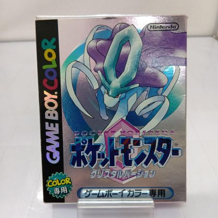  Nintendo ニンテンドウ ゲームソフト　ゲームボーイカラー　ポケットモンスタークリスタルバージョン