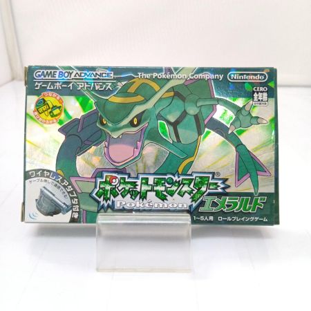  Nintendo ニンテンドウ ゲームソフト　ゲームボーイアドバンス　ポケットモンスターエメラルド