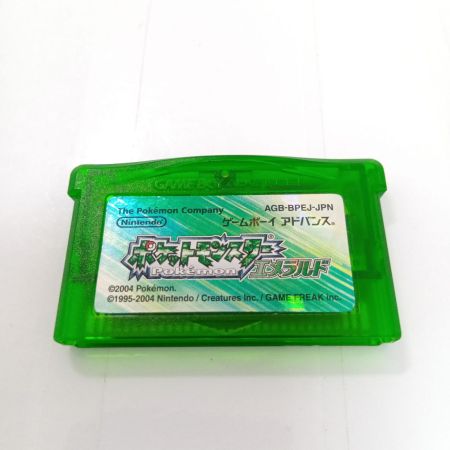  Nintendo ニンテンドウ ゲームソフト　ゲームボーイアドバンス　ポケットモンスターエメラルド