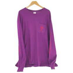 □□ SOUTH2 WEST8 Tシャツ 長袖Tシャツ SIZE XL 古着 Supremeコラボ パープル Cランク