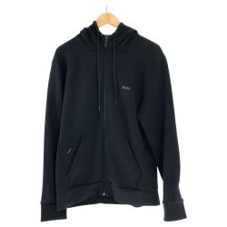 □□ HUGO BOSS パーカー ジップパーカー SIZE L 古着 ブラック Bランク