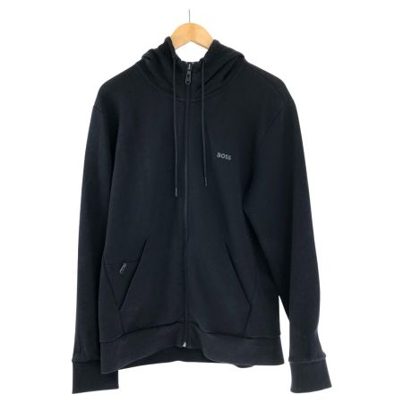 HUGO BOSS パーカー ジップパーカー SIZE L 古着 ブラック