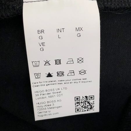  HUGO BOSS パーカー ジップパーカー SIZE L 古着 ブラック