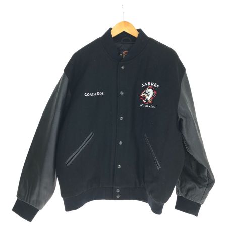  90~00s GAME Sportsear ジャケット スタジャン SIZE XL 古着 ブラック