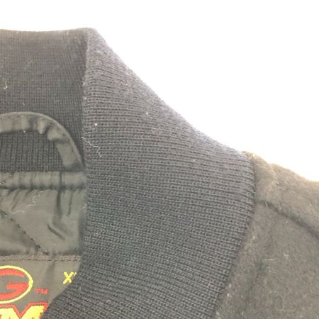  90~00s GAME Sportsear ジャケット スタジャン SIZE XL 古着 ブラック