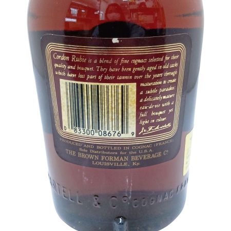  MARTELL マーテル  ブランデー　コニャック　CORDON RUBIS コルドンルビー 古酒 未開栓