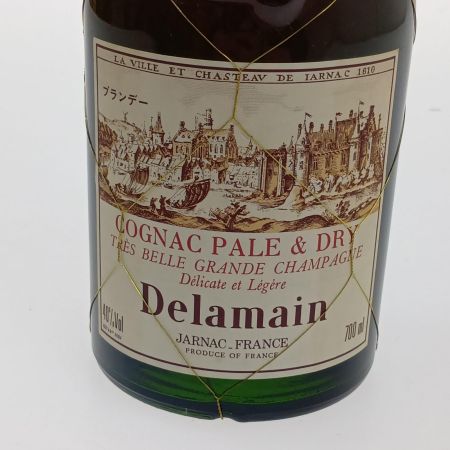   ブランデー　コニャック　PALE&DRY　デラマン 古酒 未開栓