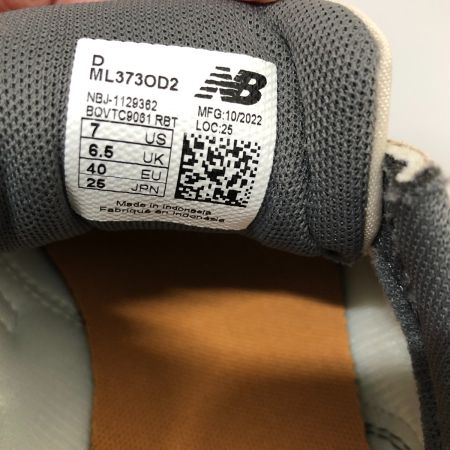  NEW BALANCE ニュー・バランス スニーカー ローカットスニーカー アースカラー  ML373OD2