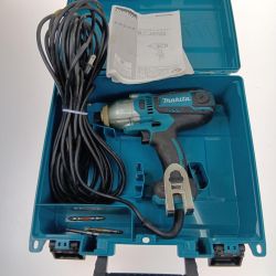 □□ MAKITA マキタ コード式インパクトドライバ TD0220 ブルー Cランク