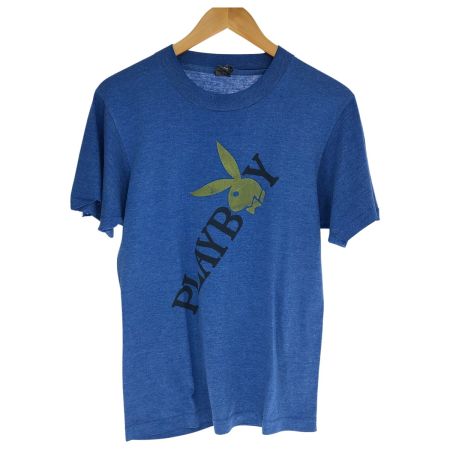  80s PLAYBOY Tシャツ 古着 ネイビー