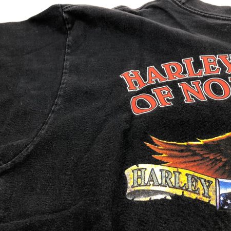  90s HARLEY-DAVIDSON Tシャツ SIZE L 古着  ブラック