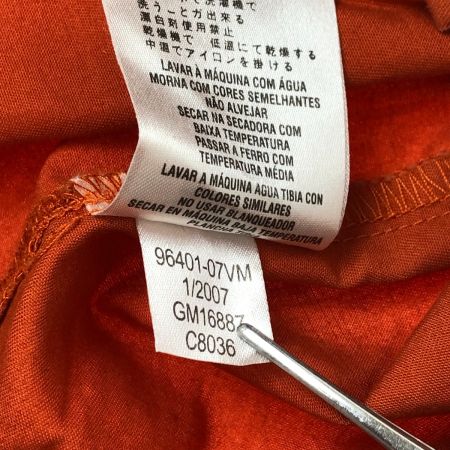  80~90s HARLEY-DAVIDSON シャツ 半袖シャツ SIZE M 古着 オレンジ×ブラック