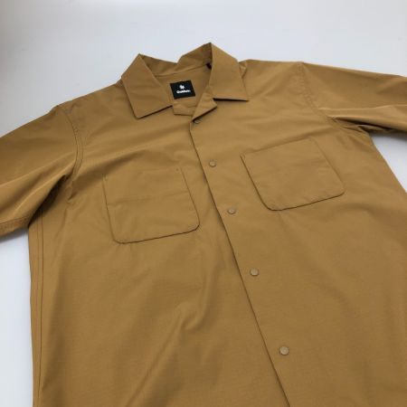  GOLDWIN ゴールドウィン シャツ リップストップオープンカラーシャツ SIZE S GM51132P キャメル
