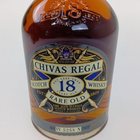  CHIVAS REGAL シーバスリーガル ウイスキー　18年　RARE OLD 古酒 未開栓