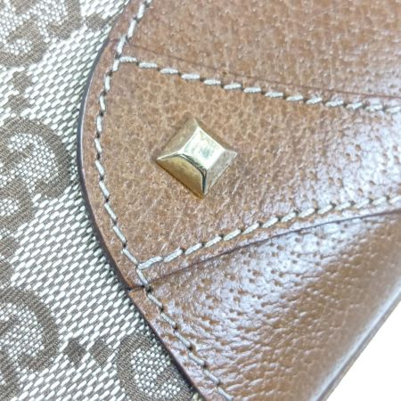  GUCCI グッチ ハンドバッグ　GGキャンバス×レザー 120895 ベージュ