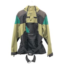 □□ THE NORTH FACE ザノースフェイス ジャケット スティープテックジャケット SIZE L  NF0A4QYS ブラック×グリーン Cランク