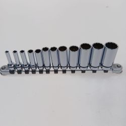 □□ KTC ケーティーシー neprosネプロス 9.5sq.ディープソケットセット[12コ組] Bランク