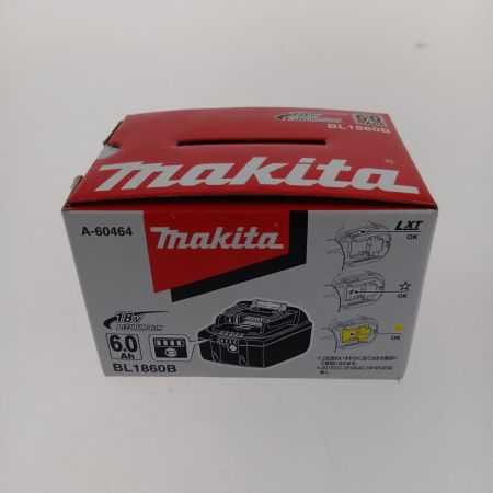 MAKITA マキタ バッテリー　18V　6.0Ah　 BL1860B ブラック