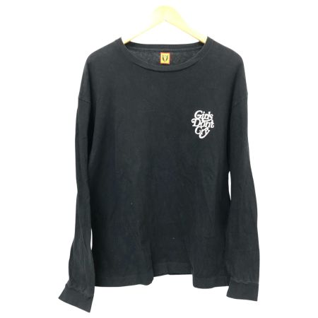  Girls Don't Cry ×HUMAN MADE Tシャツ 長袖Tシャツ SIZE XL 古着 ブラック