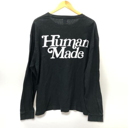  Girls Don't Cry ×HUMAN MADE Tシャツ 長袖Tシャツ SIZE XL 古着 ブラック
